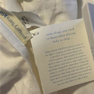 Pottery Barn Crib bed skirt. Never used